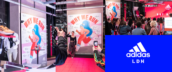 ADIDAS Illustration for Oxford Street shop