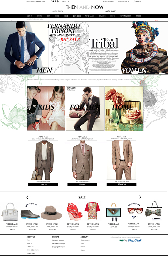 Then and Now Web Design