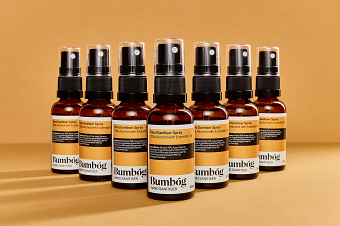 Bumbóg hand santiser packaging