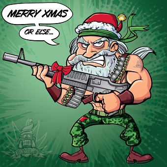Santa Clause as never seen