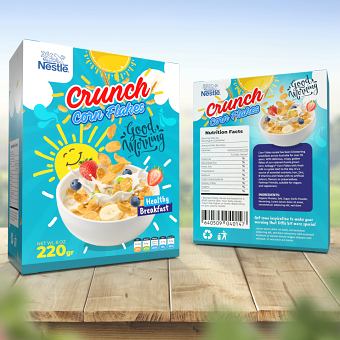 Concept design for "Corn Flakes"