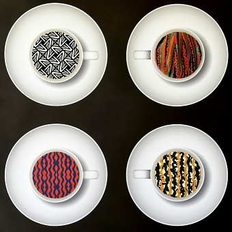 Collage Wall Art Cup of Qahwa