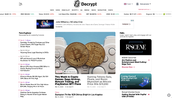 Decrypt Media Website Redesign