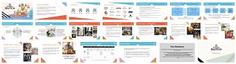 Various powerpoint presentation deck designs for Seven Dials marketing agency.