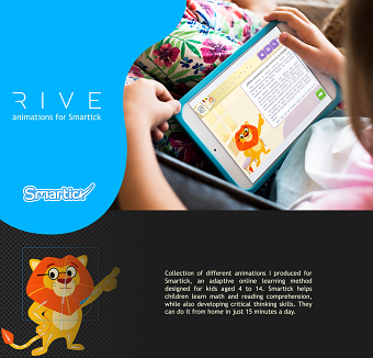 Rive animations for Smartick