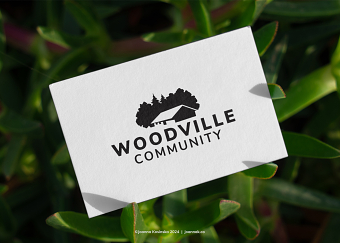 Community hub and gardens - Woodville Logo design