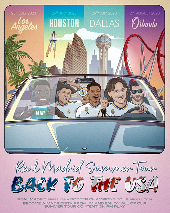 Real Madrid USA Summer Tour 2023