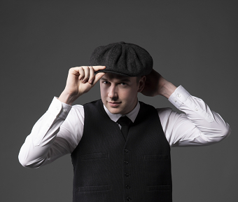 Peaky Blinders Inspired 1920s Baker Boy Cap
