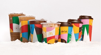2023 McCafé Holiday Cups