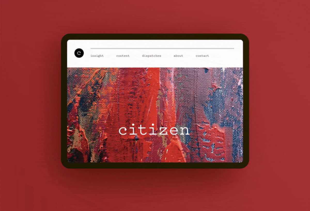 Citizen Global / Branding