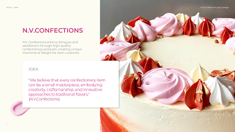 N.V.Confections Logo Design for confectionery