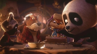 Mr. Beaver's Yule Log