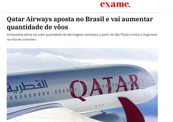 Qatar Airways: America's VP media tour in São Paulo