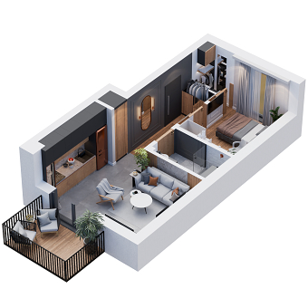 3D floor plans