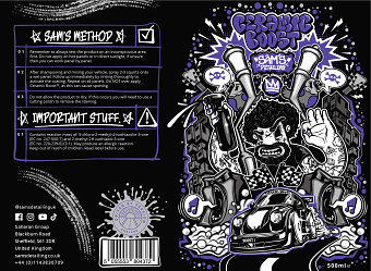 Sam's Detailing - Ceramic Boost Special Edition Label Design