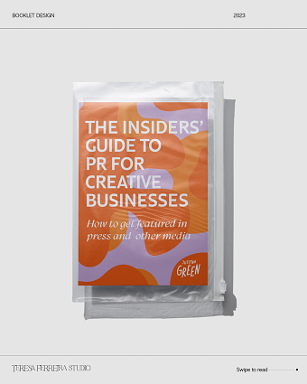Justyna Green PR for Creatives brochure design