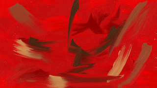Digital art created on canvas