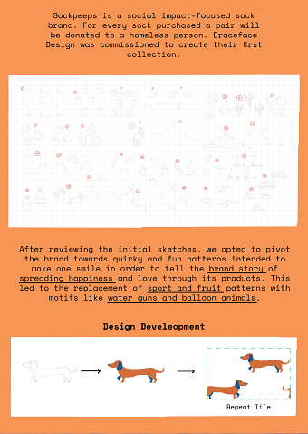 Pattern Designs for a Sock Company