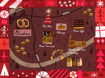 Strasbourg map