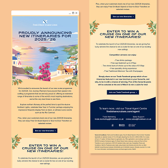 Fred. Olsen sales campaigns