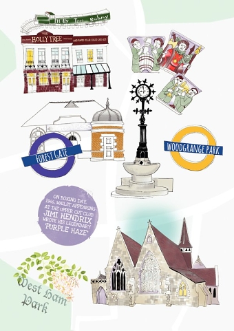 Local area illustrations for Trading Places Estate Agent