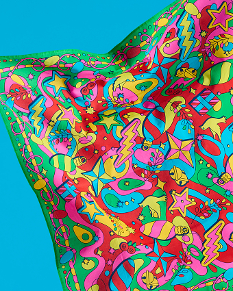 LUSH Christmas illustrations
