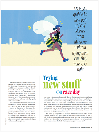 Darya Shnykina for Canadian Running Magazine