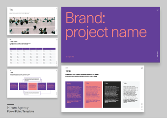 PowerPoint and Keynote Template