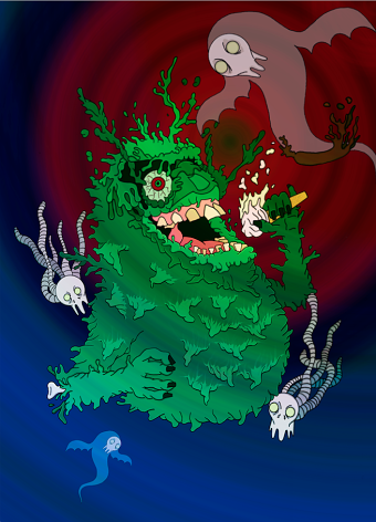 illustration - Printed in Blood - GhostBusters