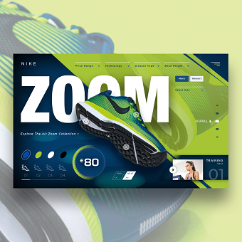 Website Design UI Concepts - Nike