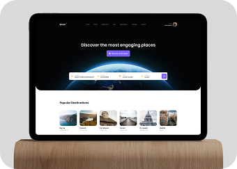Free Travel Design Template – Ready-to-Use UI for Travel Services