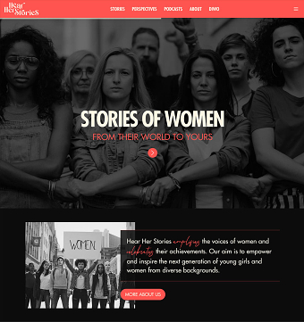 Empowering Website for a Platform Amplifying Women's Voices