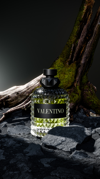 Valentino - perfume visualisation