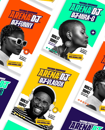 BRAND DESIGN FOR ARENA-DJ