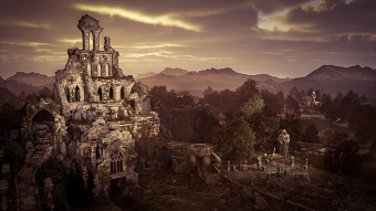 Ancient Ruins in the Wilderness