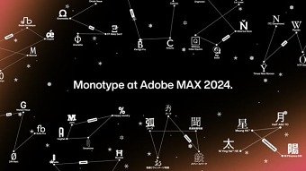 Monotype booth at Adobe Max 2024