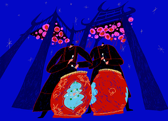 "Music of the world" illustrations