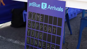 JetBlue: Runner's Arrival Board