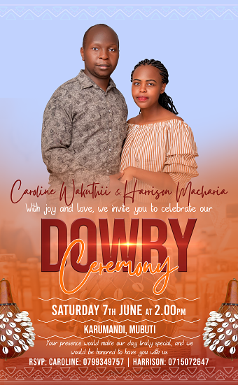 Kikuyu Dowry Poster