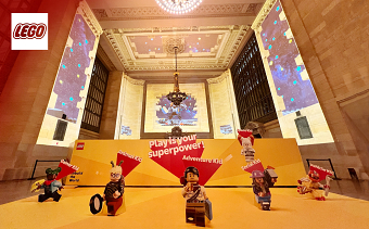 LEGO “Play Is Your Superpower” New York City and Los Angeles Projection Mapping Campaign