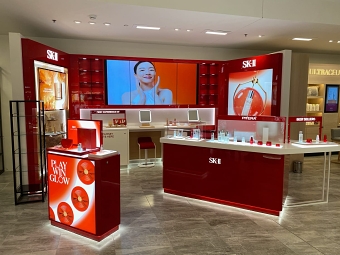 SK-II Counter at David Jones Bondi Junction in Melbourne, Australia