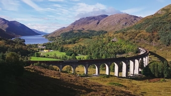 GREAT BRITISH TRAIN JOURNEYS FROM ABOVE