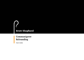 Communigrow rebrand case study