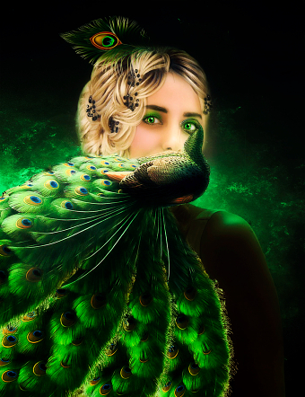Illusion of green