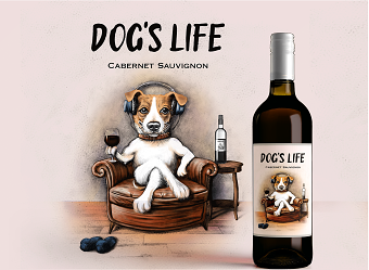 Dogs Life Wine Labels