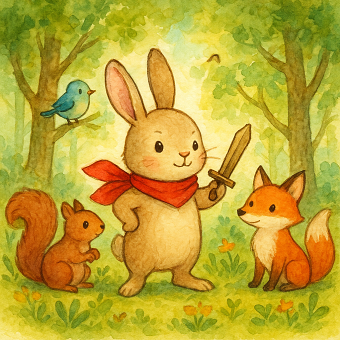 Brave Bunny’s Forest Adventure