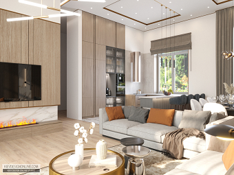 Modern Open-Space Interior