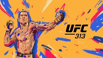 UFC - 313 - Poster illustration