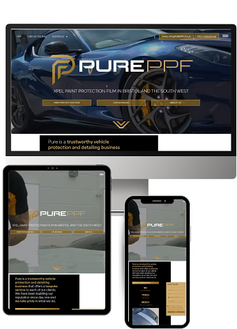 Pure PPF Luxury Website Design By Global Bay
