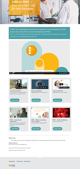 SOBI PNH Website Redesign